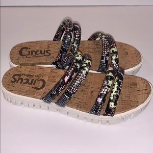 Circus by Sam Edelman Snakeskin Sandal